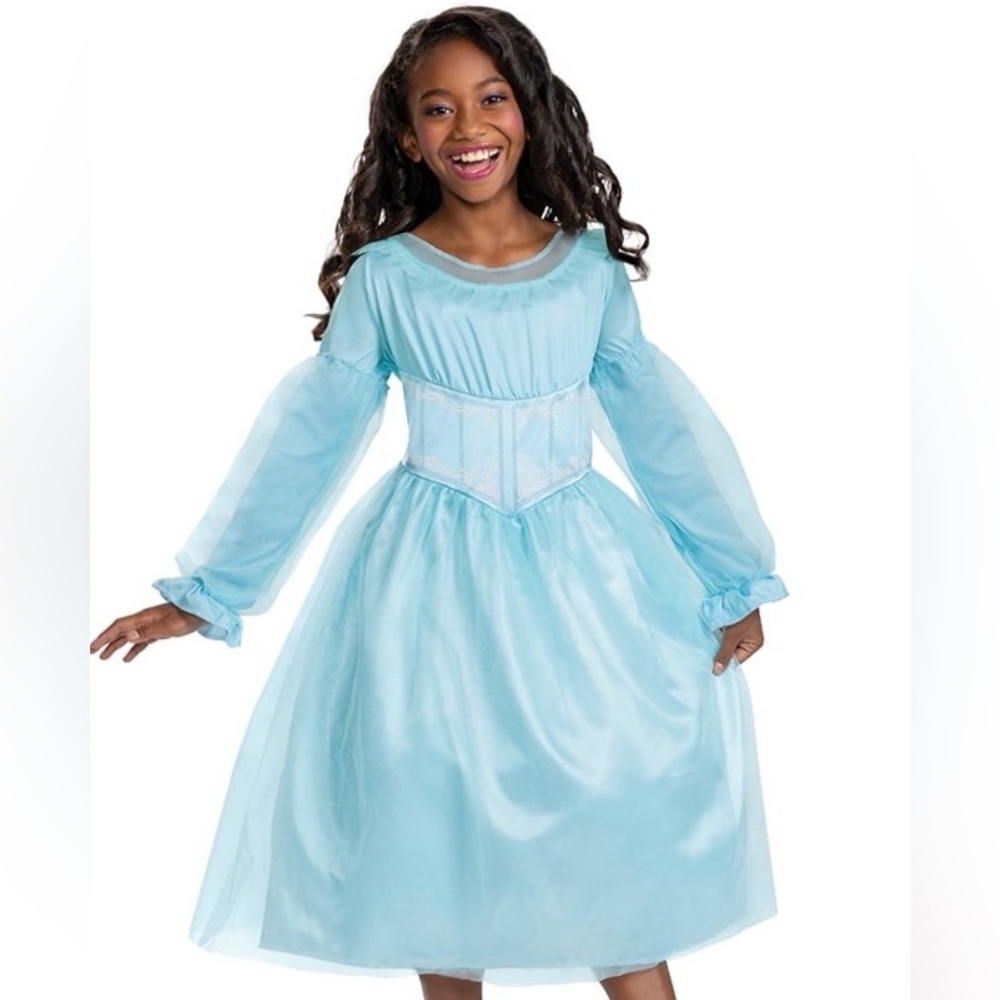 BRAND NEW Little Mermaid Live Action Girls Ariel Halloween Costume Size S (4-6X)